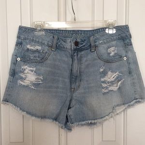 American Eagle Distressed Denim Shorts